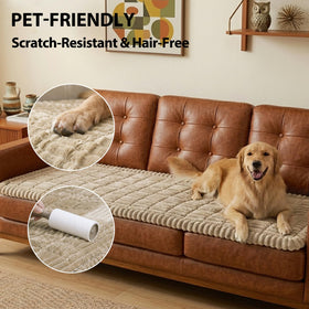 Fixwal soft plush top fabric feels cozy for pets and family.