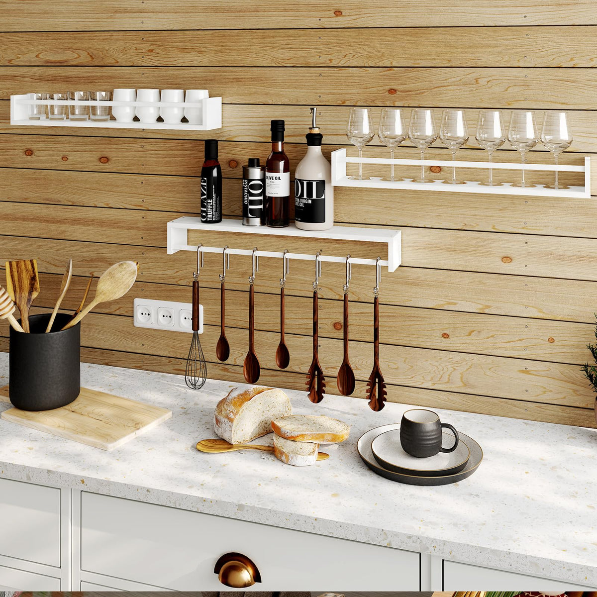 Fixwal space-saving shelves free floor space by mounting on walls