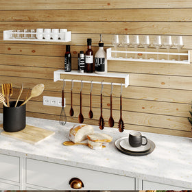 Fixwal space-saving shelves free floor space by mounting on walls