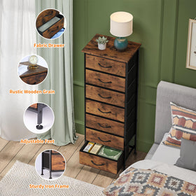 Fixwal tall dresser top detail shows waterproof MDF surface built for durability.