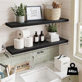 Fixwal 35-inch long shelf offers ample space for decor and essentials