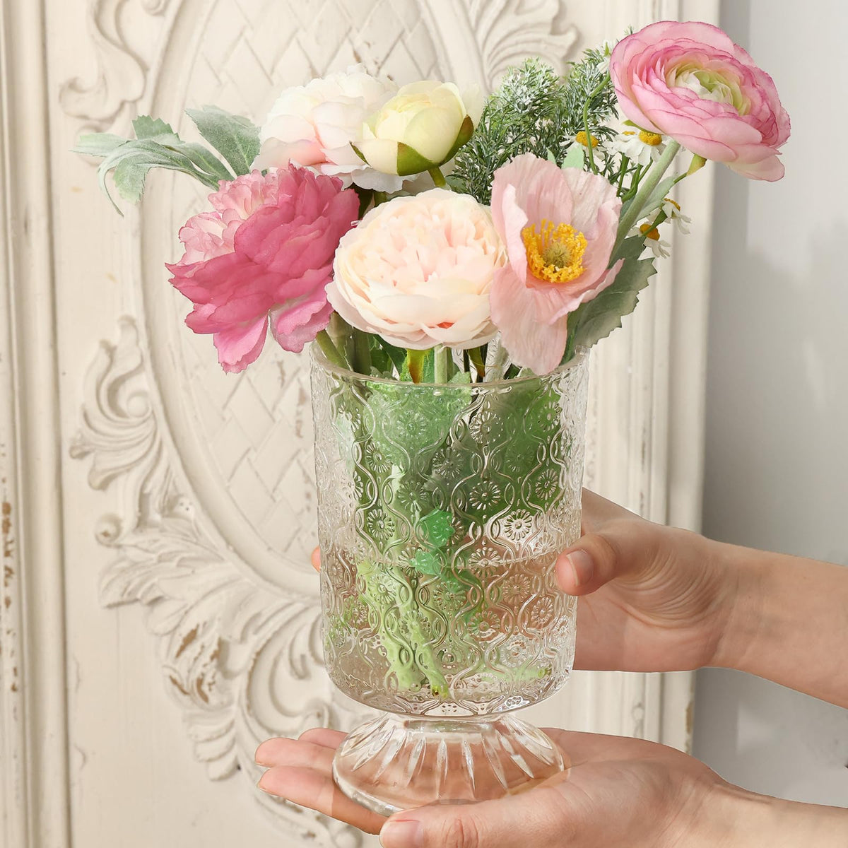Fixwal goblet-shape vases offering stylish, versatile display options