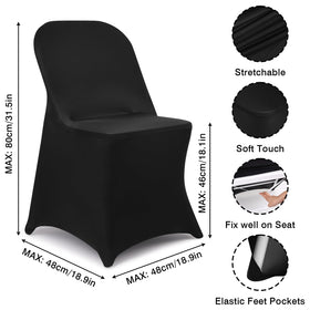 Fixwal versatile chair cover suitable for dining, parties, weddings, and banquets.