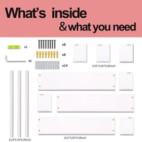 Fixwal versatile white shelves ideal for books, toys, and decor