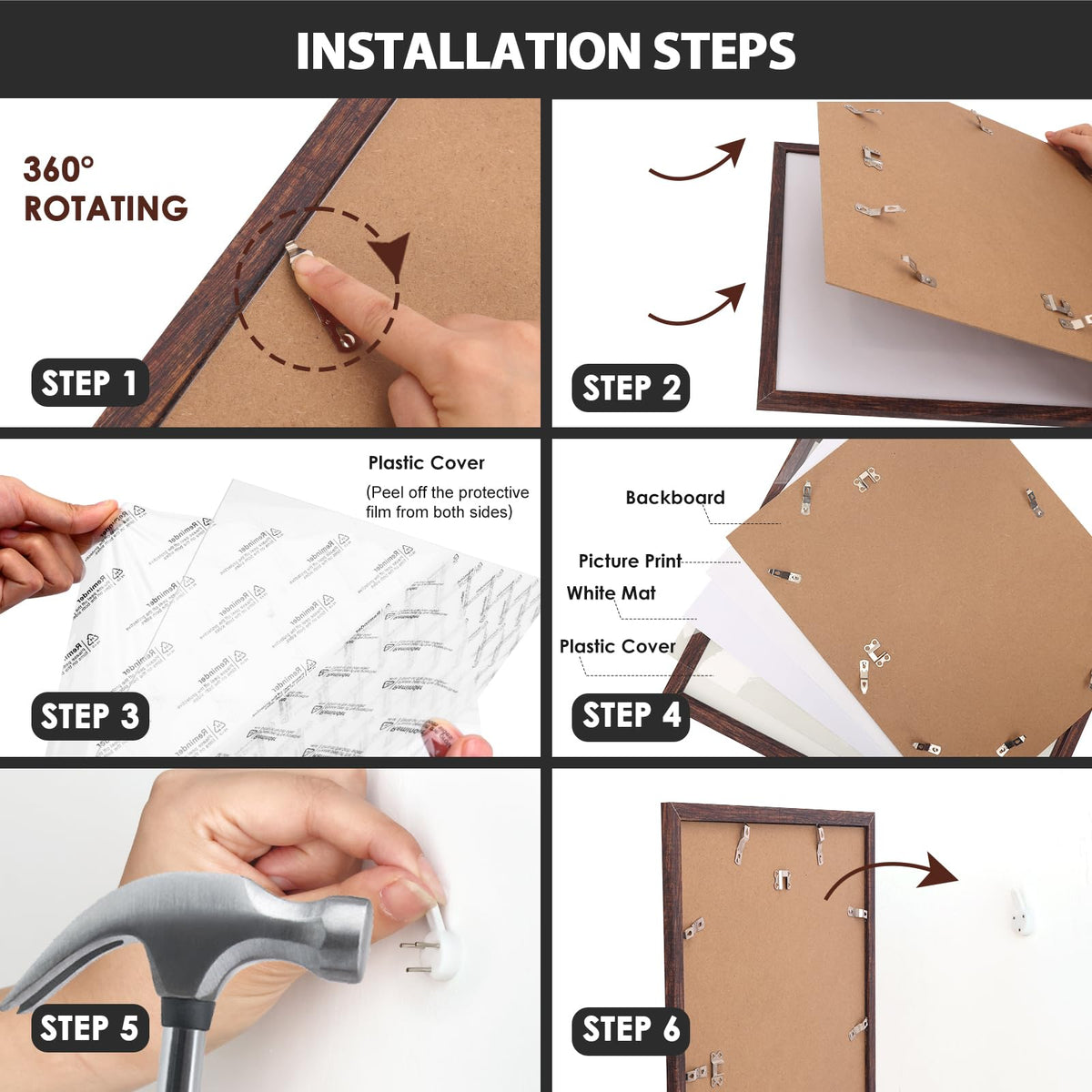 Fixwal wall-ready look for easy hanging and wall displays