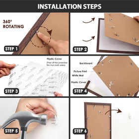 Fixwal wall-ready look for easy hanging and wall displays