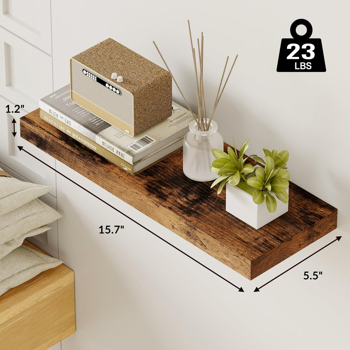 Fixwal wall shelves bathroom toiletries keep essentials neatly accessible.