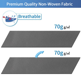 Fixwal zipper-window 120L bag offers dust-free visibility