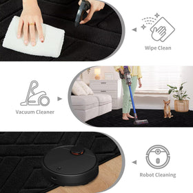 Flagover bedroom mood with cozy cushioned underfoot comfort.