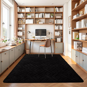 Flagover machine-washable rug for easy cleaning and care.