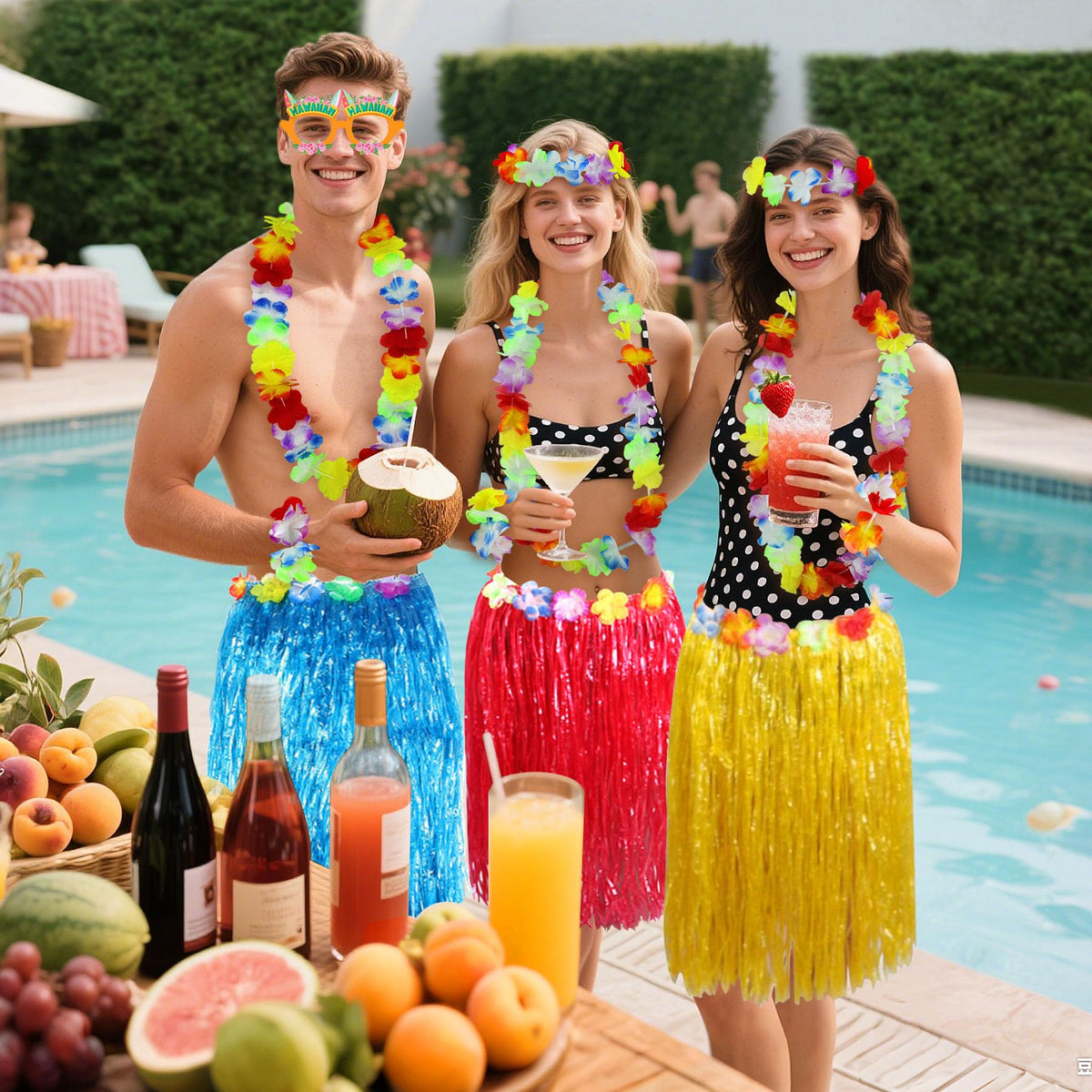 Flareyer tropical decor bulk image highlights complete party ambience and Instagram-ready scenes.