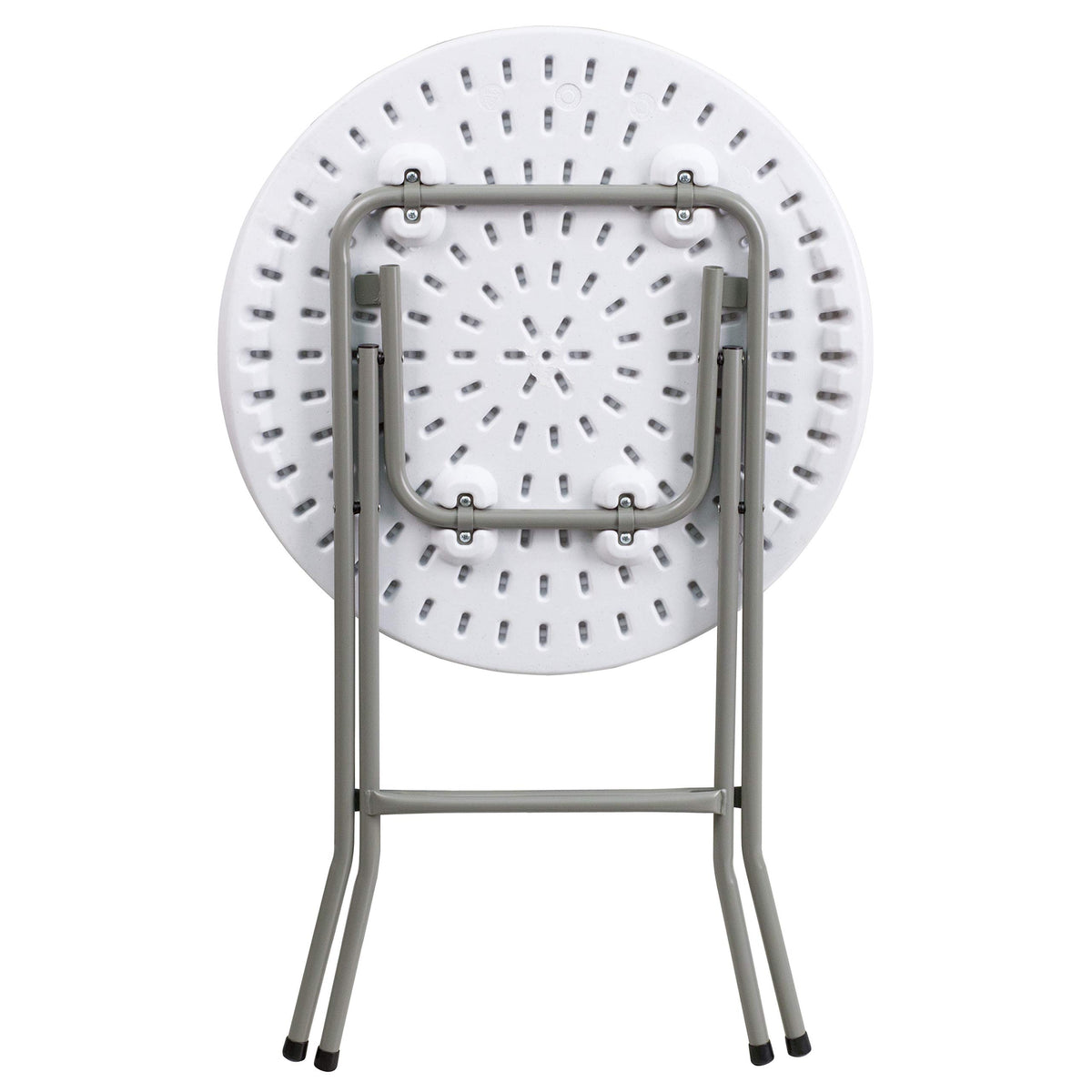 Flash Furniture Elon ready-for-events table setup for quick use.