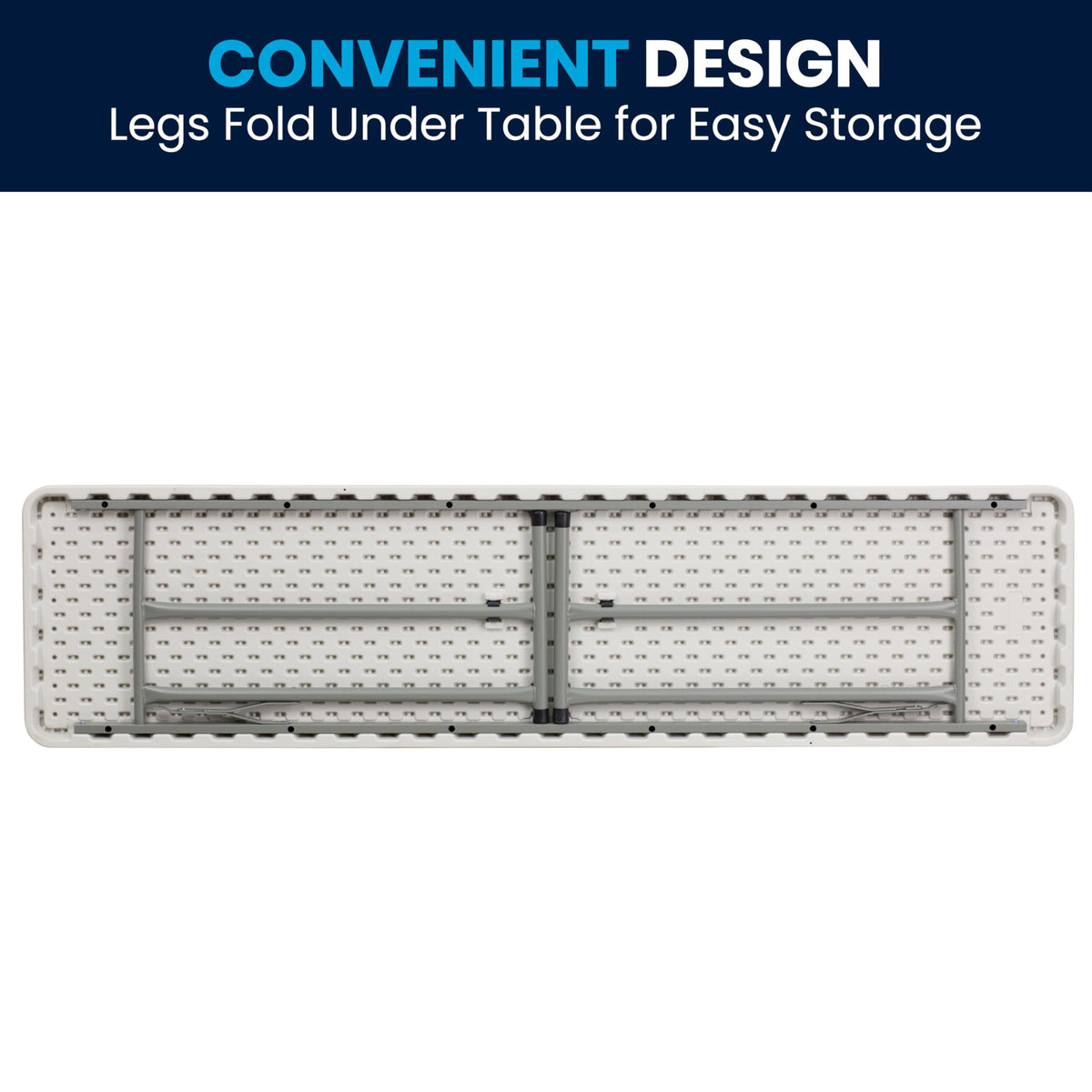 Flash Furniture Kathryn table supports up to 220 pounds for durable performance.