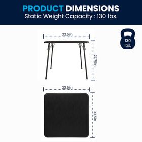 Flash Furniture Madelyn multipurpose surface supports cards, puzzles, and meals