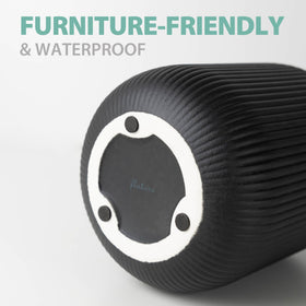 Flature grooved vase black gift idea suitable for occasions