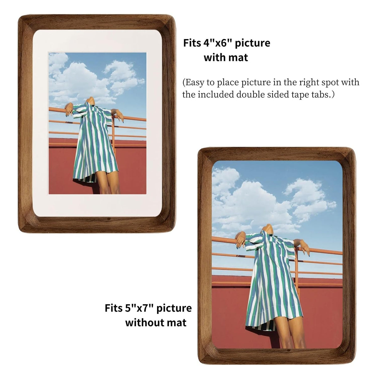 FLECHAZO frame suited for wall or tabletop display in portrait or landscape orientation.