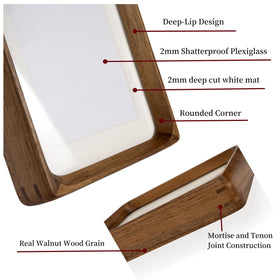 FLECHAZO included wooden dowel for stable tabletop display.