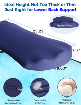 Fledano hip comfort focus for alignment on firmer mattresses