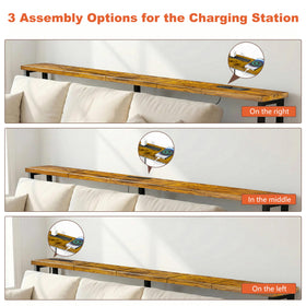 Flevra sturdy metal frame supports up to 220 pounds with stability