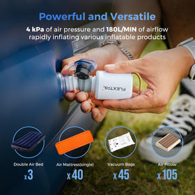 FLEXTAILGEAR 4 kPa inflation delivers fast inflates for cushions