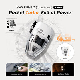 FLEXTAILGEAR Max Pump 3 long battery life supports camping trips.