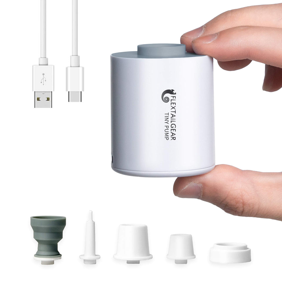 FLEXTAILGEAR Tiny Pump ultra-mini design for easy on-the-go inflating.