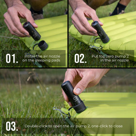 FLEXTAILGEAR Zero Pump 2 ideal for camping air mattresses and pads