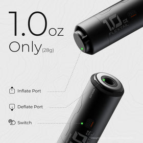 FLEXTAILGEAR Zero Pump 2 includes multiple nozzles for versatile inflatables