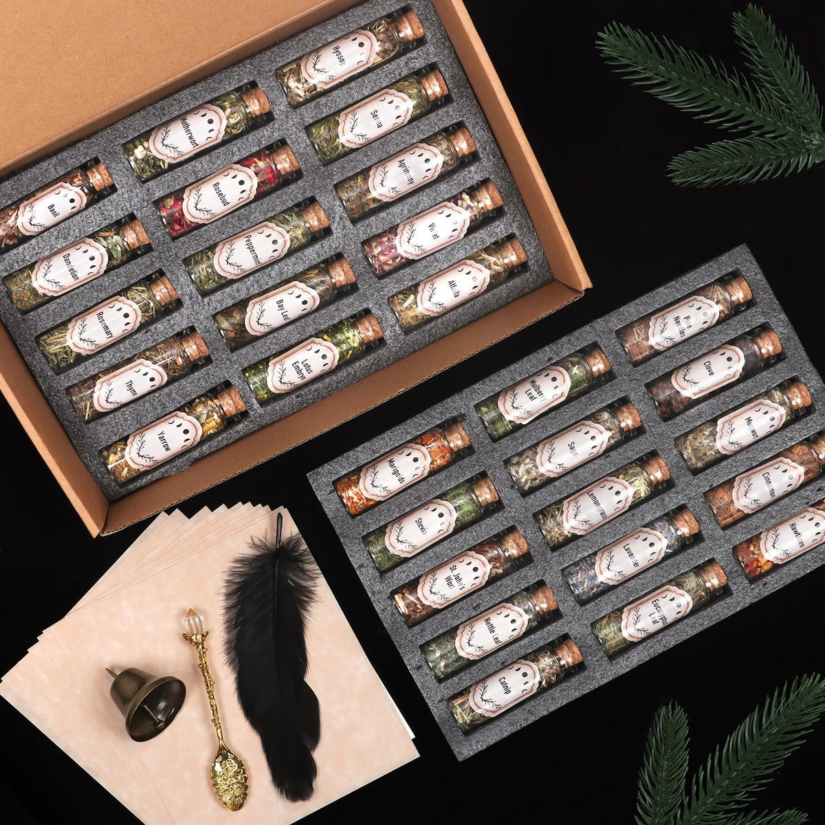 FLgengmh natural dried herbs empower versatile altar practices.
