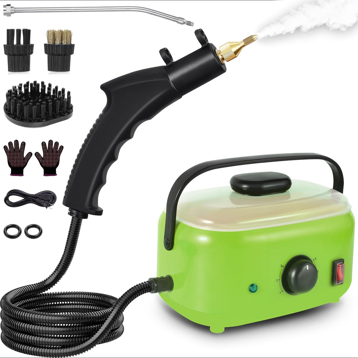 Flgocexs steam cleaner floor head tackles tough stains.
