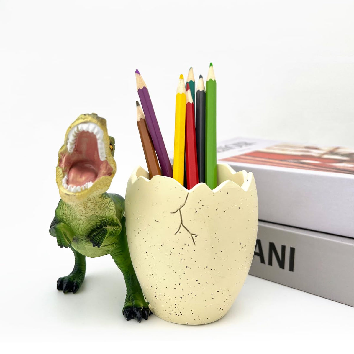 FlidRunest multifunction dinosaur holder adds whimsy to kids spaces.