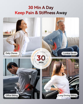 FliKEZE memory foam cover supports the natural lumbar curve for comfort.