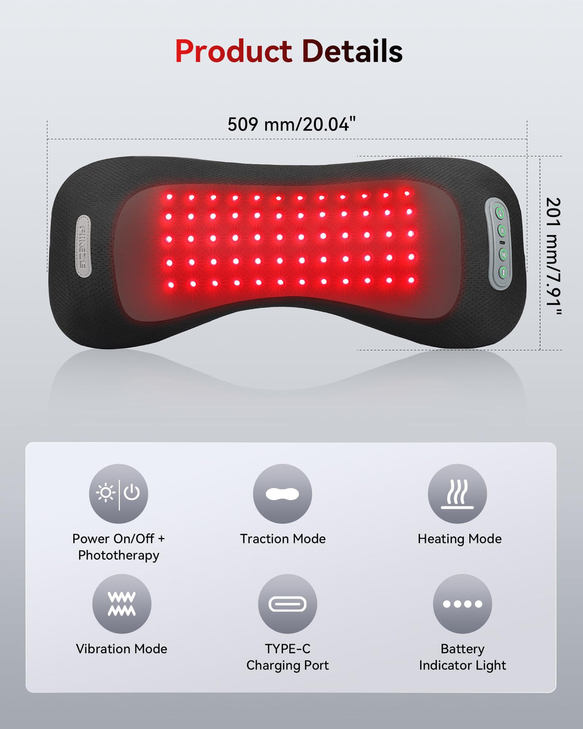 FliKEZE use on sofa, bed, or office chair for relaxing sessions.