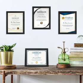 Flocey gift-ready frame set for thoughtful presentation of certificates.