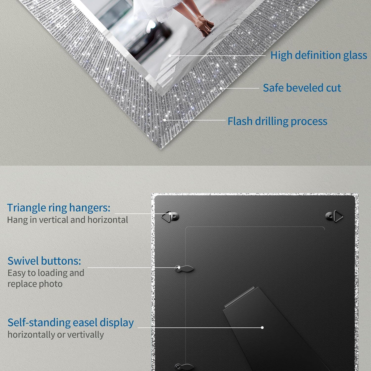 Protective packaging keeps frames safe during gifting.