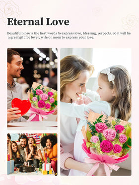 Flomoon Forever Flowers gift box presents a thoughtful, low-maintenance surprise.