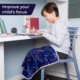 Compact, folded Florensi lap pad for easy travel and storage.