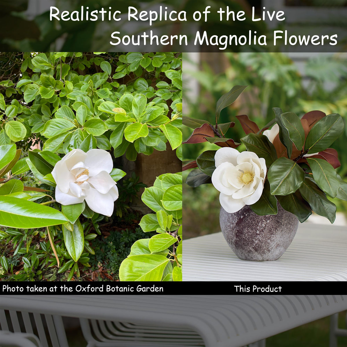 FlorisDecor all-season magnolia decor fits year-round styling with timeless appeal.