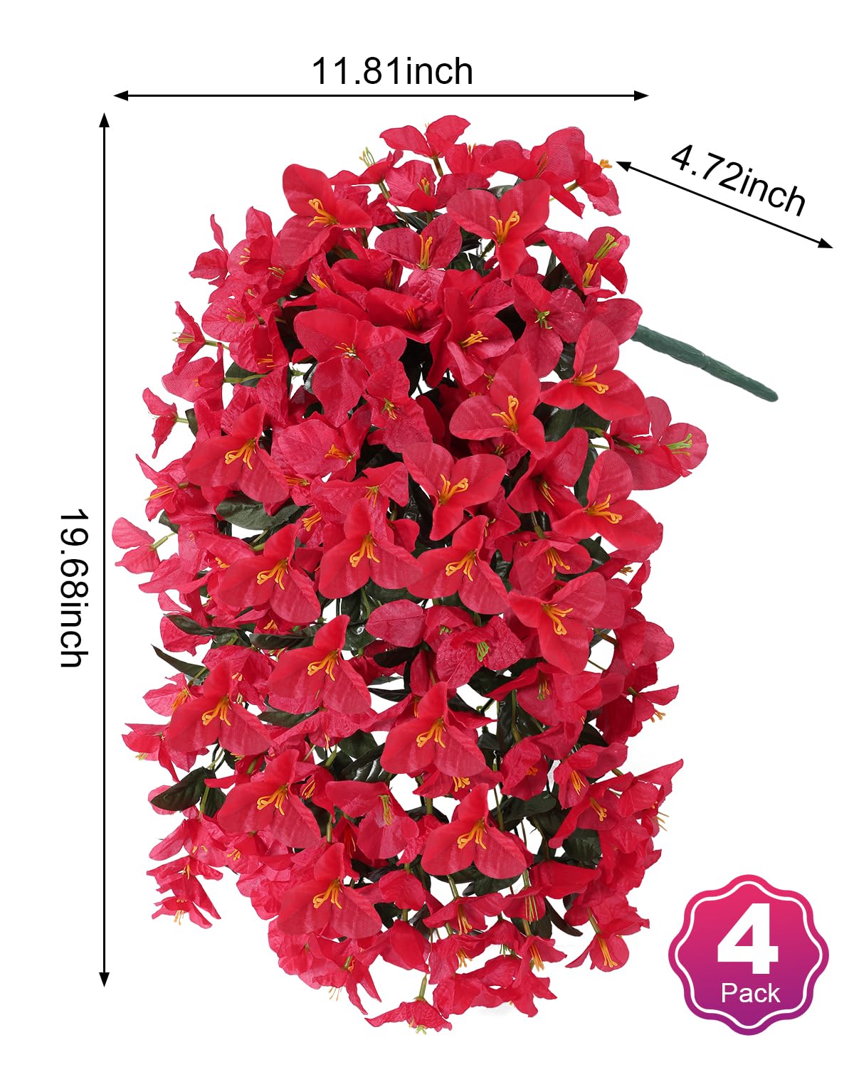 Florispera bougainvillea arrangement outdoor red for porches and gardens