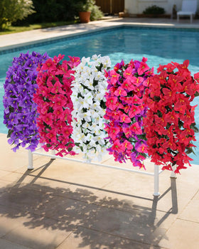 Florispera hanging basket setup showcasing easy DIY garden decor