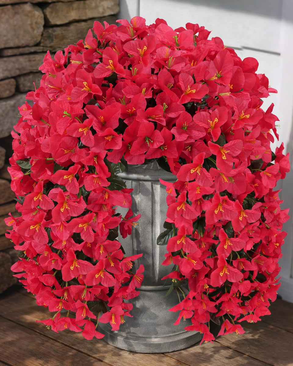 Florispera Bougainvillea outdoor red four bundles for an instant full display