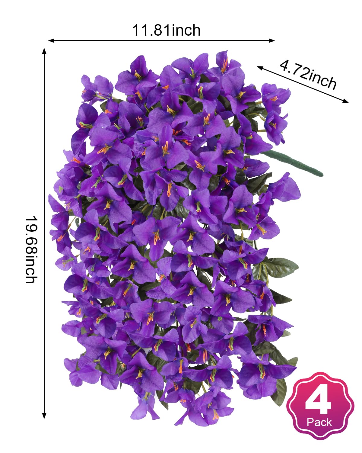 Florispera patio garden scene in purple for a vibrant outdoor vibe