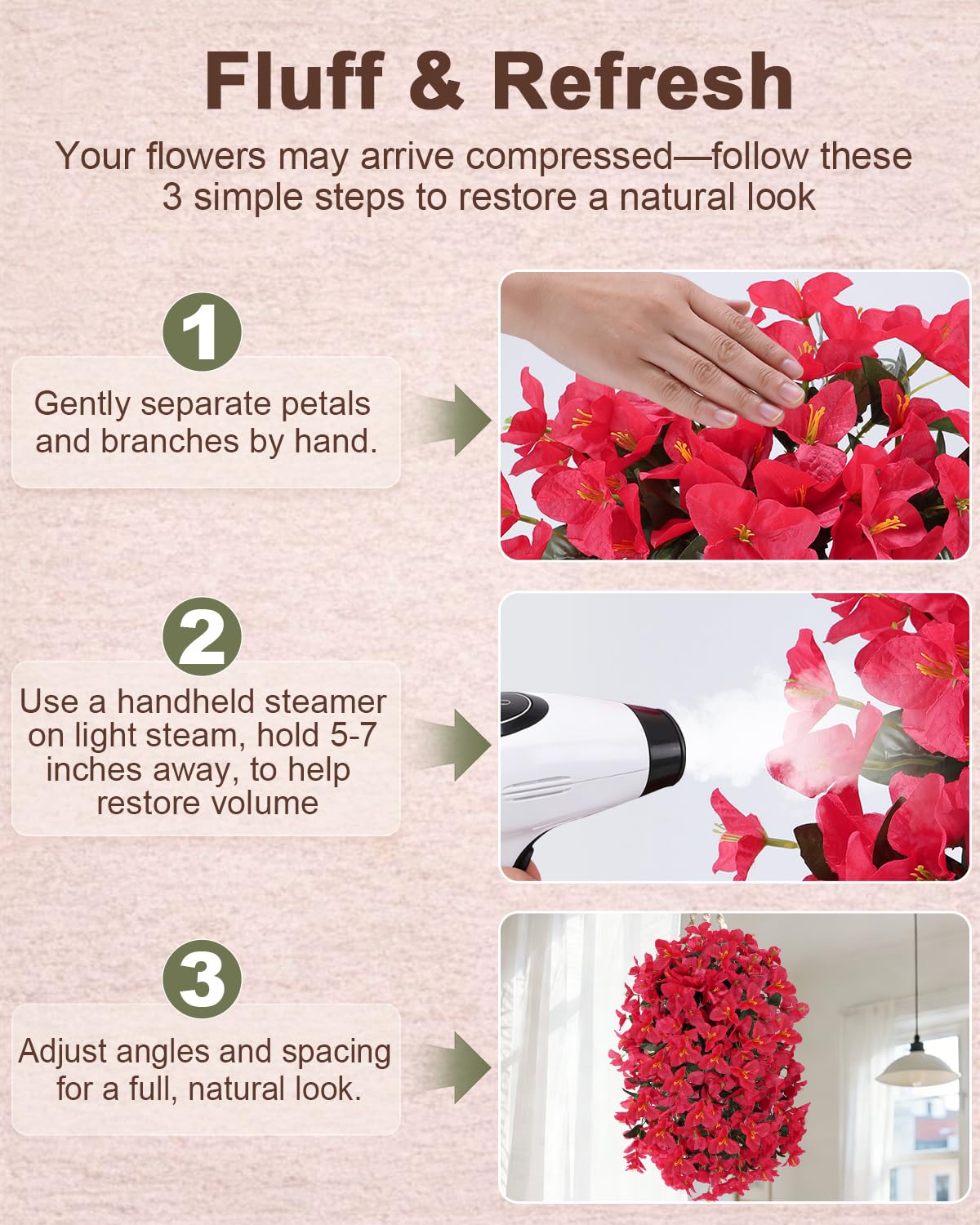 Florispera garden decor bougainvillea red for vivid outdoor accents