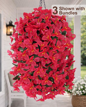 Florispera realistic floral display outdoor red enhances curb appeal