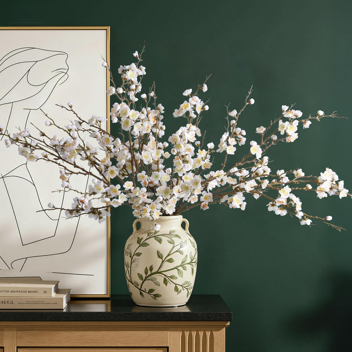 Florisso long artificial cherry blossoms for year-round home ambiance