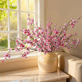Florisso faux silk petals on iron-wire stems for flexible shaping