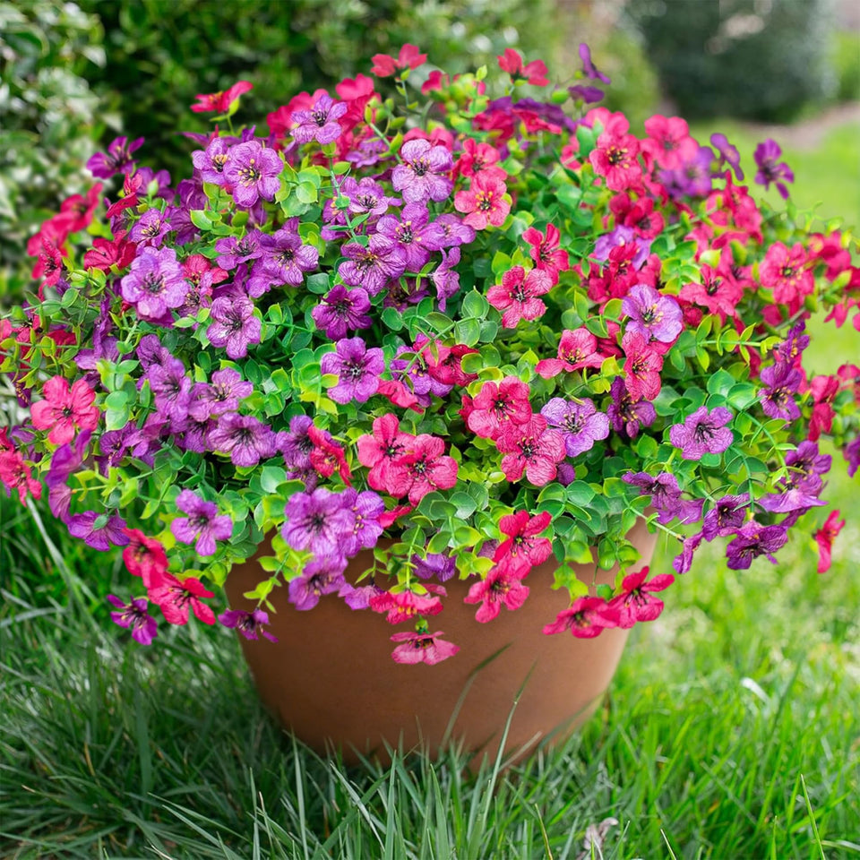 Florisso artificial daisy branch for outdoor use with durable, maintenance-free patio decor.
