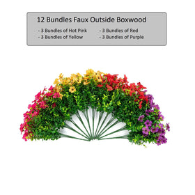 Florisso daisy with eucalyptus for outdoor patio decor