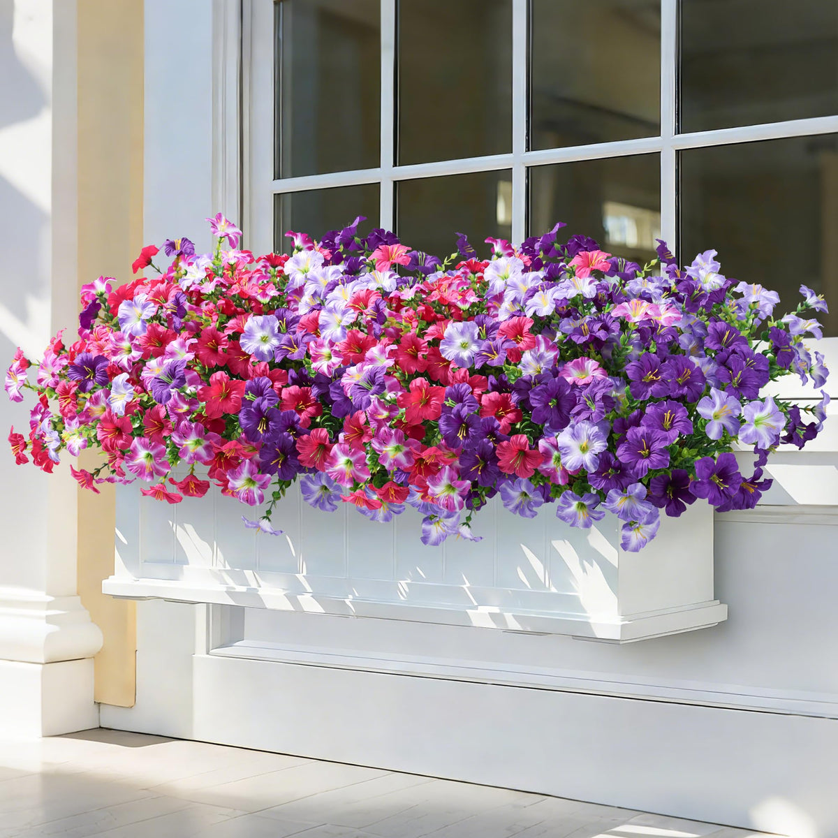 Florisso UV-resistant outdoor flowers brighten patios with silk realism