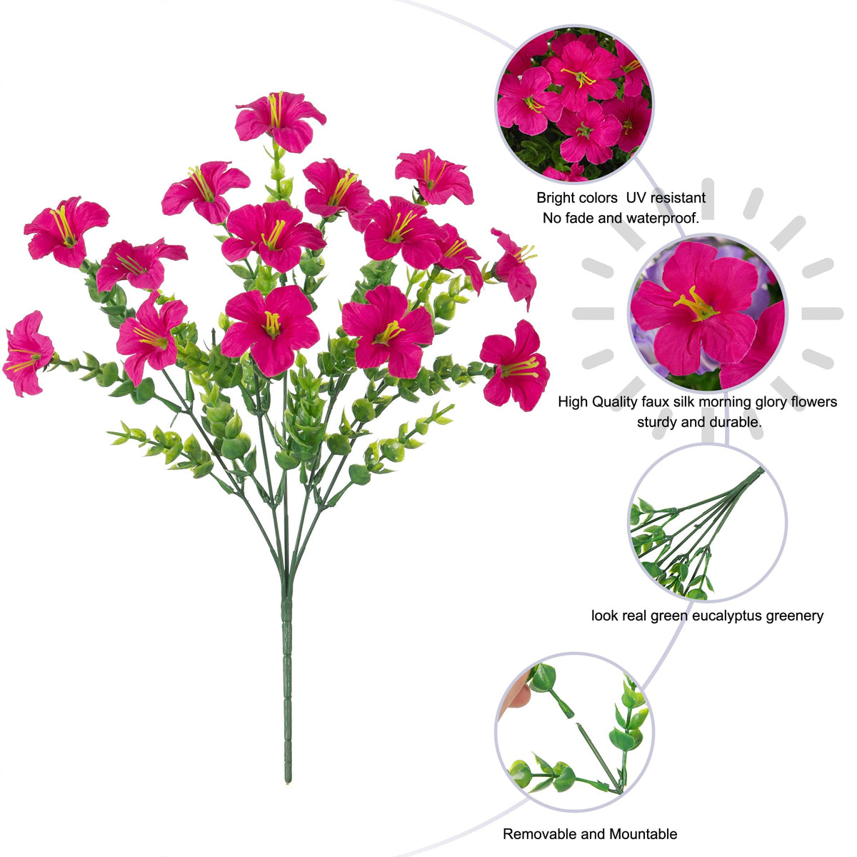 Florisso silk blossoms for outdoors deliver vibrant color with low maintenance